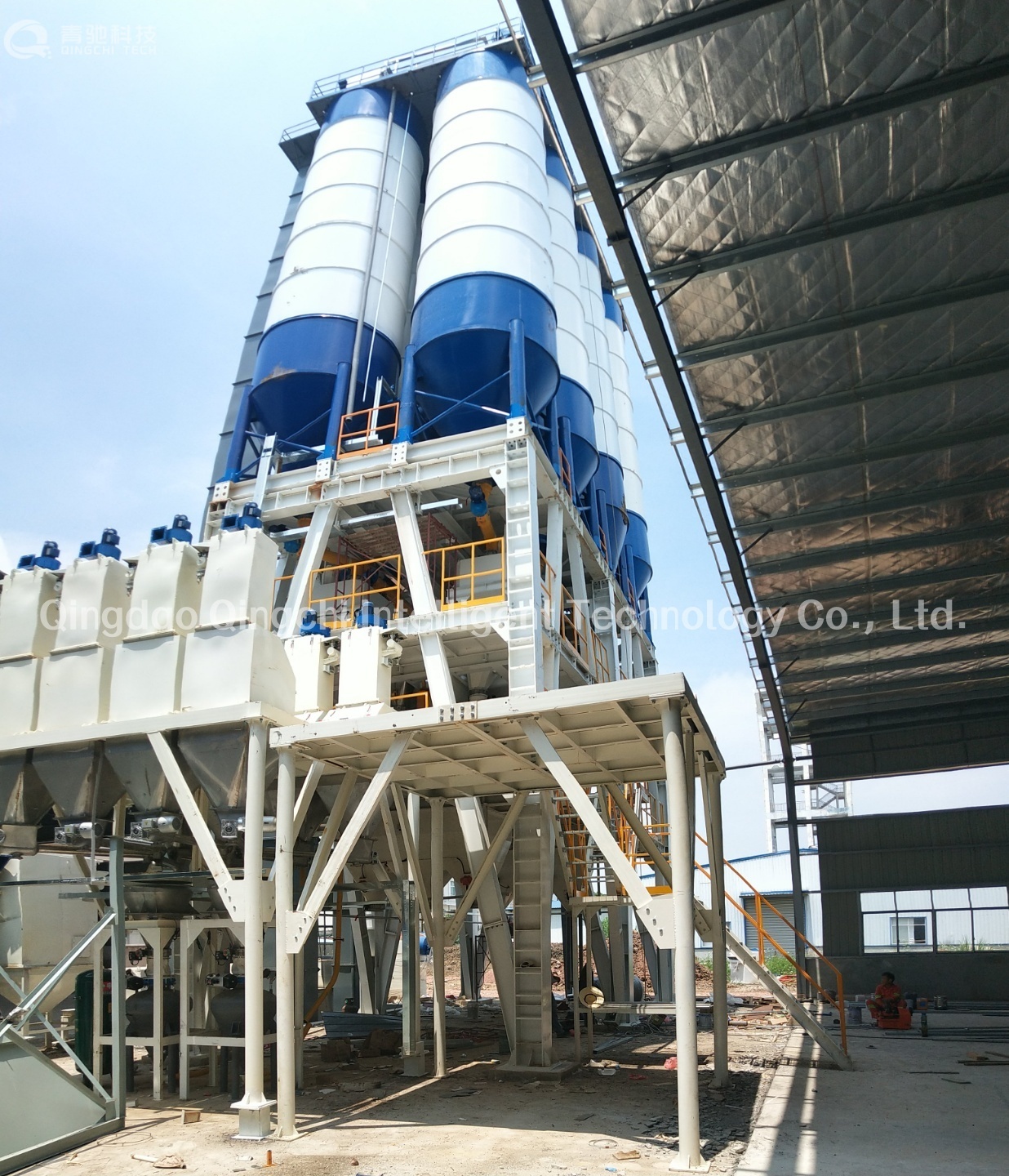 Latest company case about Mexico Custom Dry Mix Mortar Production Line Project Successfully Launches On-site Commissioning