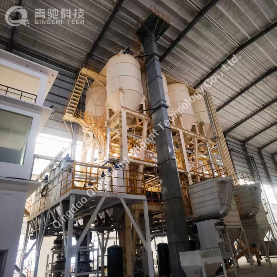 Latest company case about 200,000 TPY Dry Mix Mortar Production Line in Brazil
