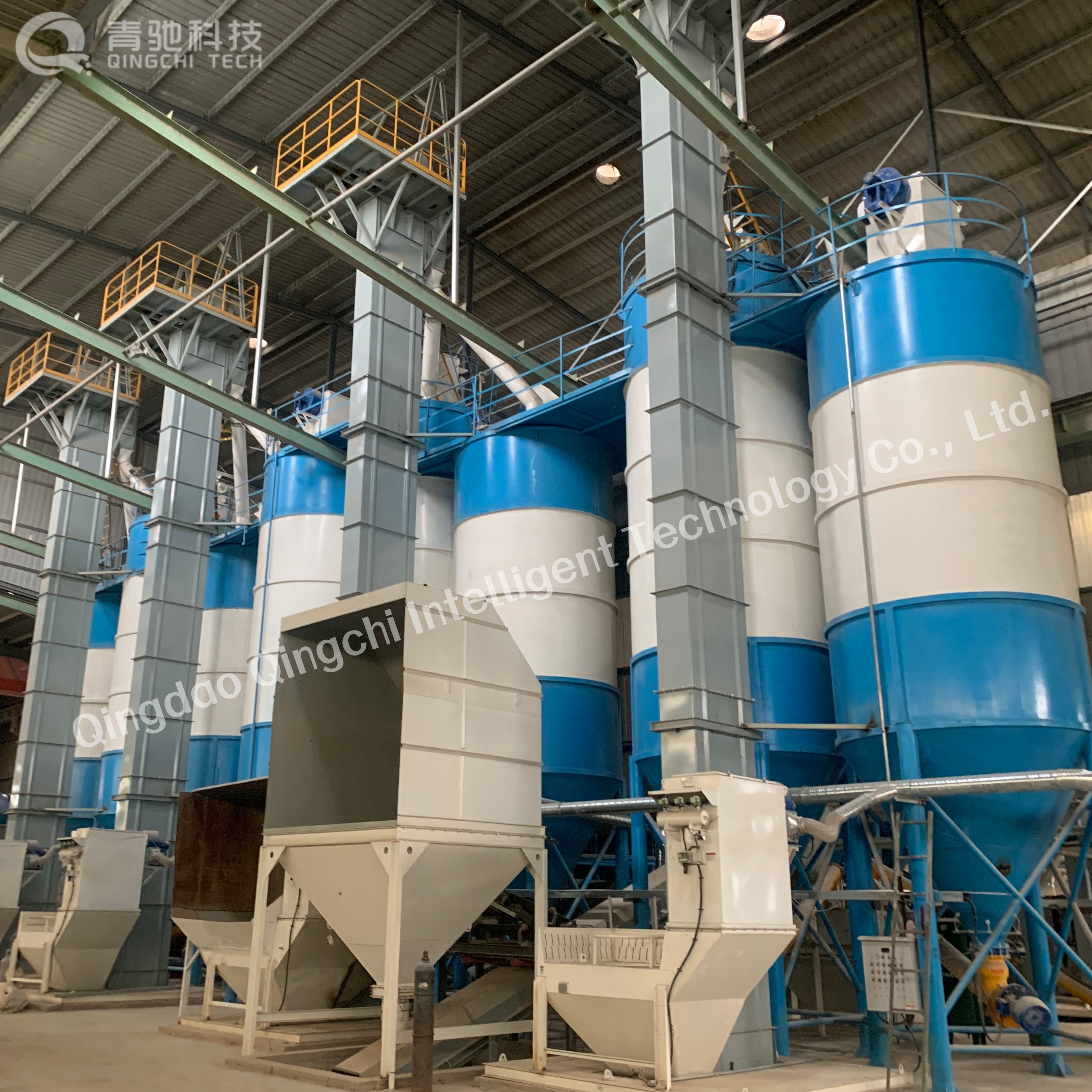 Latest company case about Custom Dry Mix Mortar Production Line Tailored for South African Client Enters Formal On-site Installation Stage